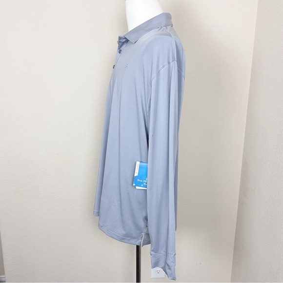 Coolibar Mens David Ledbetter Long Sleeve Golf Polo | XXL - Picture 4 of 14